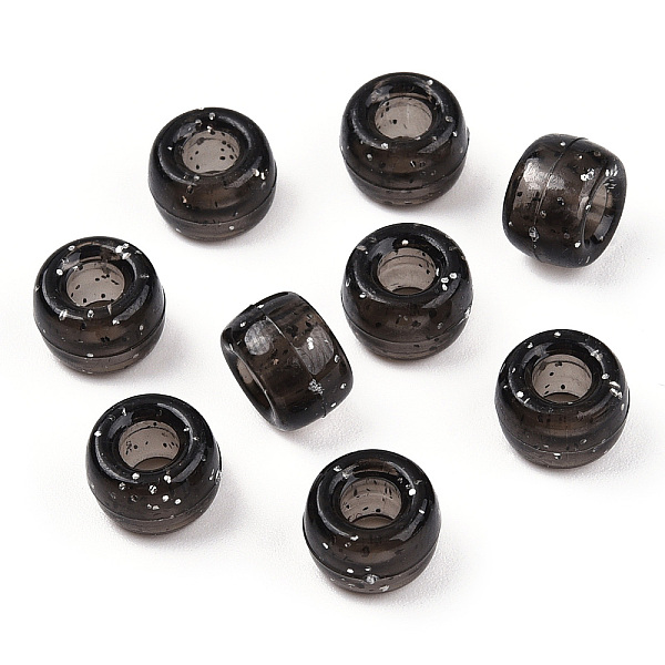 PandaHall Transparent Plastic Beads, with Glitter Powder, Barrel, Black, 9x6mm, Hole: 3.8mm Plastic Barrel Black
PandaHall Transparent Plastic Beads, with Glitter Powder, Barrel, Black, 9x6mm, Hole: 3.8mm Plastic Barrel Black