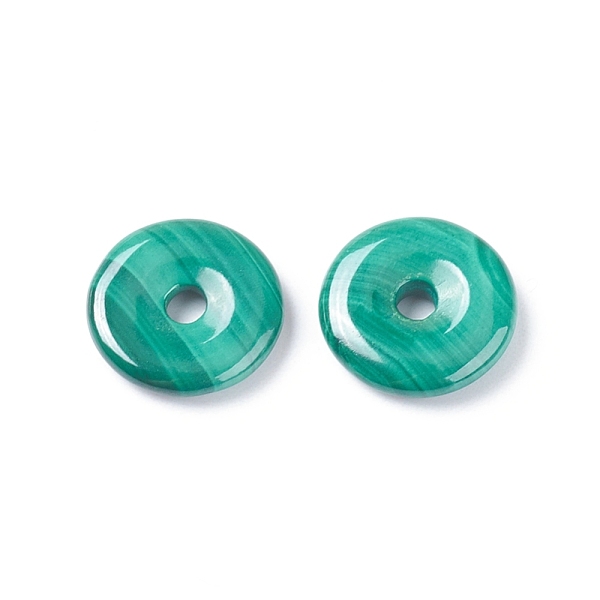PandaHall Natural Malachite Pendants, Donut/Pi Disc, Donut Width: 4.8mm, 12x2.5~3mm, Hole: 2.5mm Malachite Donut
PandaHall Natural Malachite Pendants, Donut/Pi Disc, Donut Width: 4.8mm, 12x2.5~3mm, Hole: 2.5mm Malachite Donut