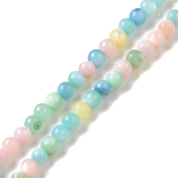 PandaHall Ice Cream Color Dyed Natural Freshwater Shell Beads Strands, Round, Mixed Color, 2mm, Hole: 0.5mm, about 167pcs/strand, 14.65 inch..., Multicolor
PandaHall Ice Cream Color Dyed Natural Freshwater Shell Beads Strands, Round, Mixed Color, 2mm, Hole: 0.5mm, about 167pcs/strand, 14.65 inch..., Multicolor