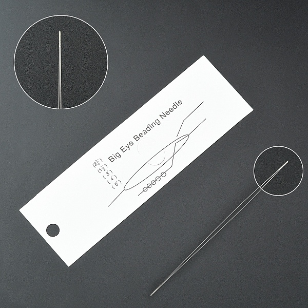 PandaHall Stainless Steel Collapsible Big Eye Beading Needles, Seed Bead Needle, Beading Embroidery Needles for Jewelry Making, Stainless...
PandaHall Stainless Steel Collapsible Big Eye Beading Needles, Seed Bead Needle, Beading Embroidery Needles for Jewelry Making, Stainless...