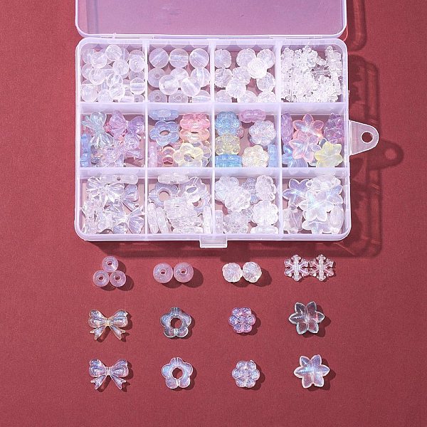PandaHall Transparent Acrylic Beads, Glitter Powder, Flower & Bowknot & Snowflake & Round & Star, Mixed Color, 8~15x7~18x2.5~10mm, Hole..., Multicolor
PandaHall Transparent Acrylic Beads, Glitter Powder, Flower & Bowknot & Snowflake & Round & Star, Mixed Color, 8~15x7~18x2.5~10mm, Hole..., Multicolor