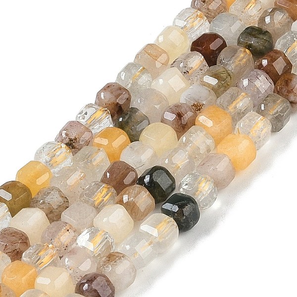 PandaHall Natural Rutilated Quartz Beads Strands, Faceted, Cube, 5.5x5.5x5.5mm, Hole: 0.7mm, about 79pcs/strand, 15.87''(40.3cm) Rutilated...
PandaHall Natural Rutilated Quartz Beads Strands, Faceted, Cube, 5.5x5.5x5.5mm, Hole: 0.7mm, about 79pcs/strand, 15.87''(40.3cm) Rutilated...