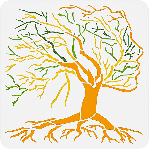 PandaHall BENECREAT Tree of Life Stencil, Face Pattern Tree Reusable Drawing Stencils 30x30cm DIY Craft Template for Room Decor DIY Crafts...
PandaHall BENECREAT Tree of Life Stencil, Face Pattern Tree Reusable Drawing Stencils 30x30cm DIY Craft Template for Room Decor DIY Crafts...