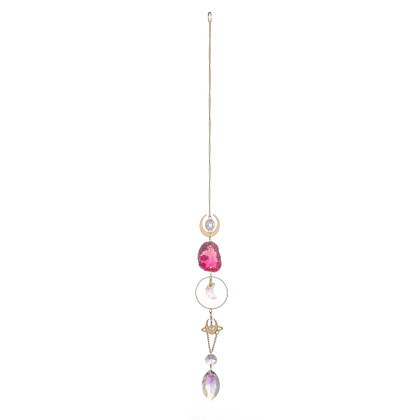 PandaHall Brass & Crystal Suncatchers, Druzy Carnelian Wall Hanging Decoration, with Iron Chain, for Home Offices Amulet Ornament, Teardrop..., White
PandaHall Brass & Crystal Suncatchers, Druzy Carnelian Wall Hanging Decoration, with Iron Chain, for Home Offices Amulet Ornament, Teardrop..., White