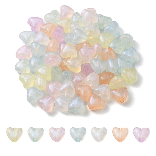 PandaHall Rainbow Iridescent Plating Acrylic Beads, Glitter Beads, Heart, Mixed Color, 9.5x10.5x6.5mm, Hole: 1.8mm Acrylic Heart Multicolor
PandaHall Rainbow Iridescent Plating Acrylic Beads, Glitter Beads, Heart, Mixed Color, 9.5x10.5x6.5mm, Hole: 1.8mm Acrylic Heart Multicolor