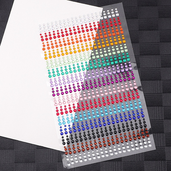 PandaHall Self Adhesive Acrylic Rhinestone Stickers, for DIY Scrapbooking and Craft Decoration, Diamond, Colorful, 240x145mm, 900Pcs/sheet...
PandaHall Self Adhesive Acrylic Rhinestone Stickers, for DIY Scrapbooking and Craft Decoration, Diamond, Colorful, 240x145mm, 900Pcs/sheet...