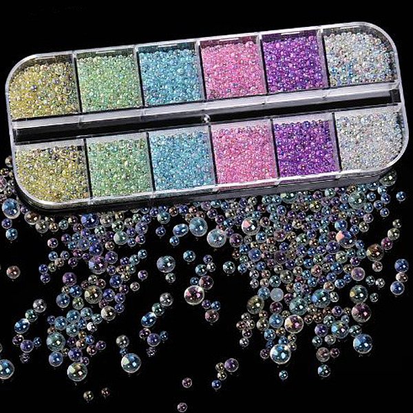 PandaHall 3D Nail Art Glass Mini Ball Beads, DIY Nails Art Round Decorations, Round, Mixed Color, 2~3.5mm Glass Round Multicolor
PandaHall 3D Nail Art Glass Mini Ball Beads, DIY Nails Art Round Decorations, Round, Mixed Color, 2~3.5mm Glass Round Multicolor