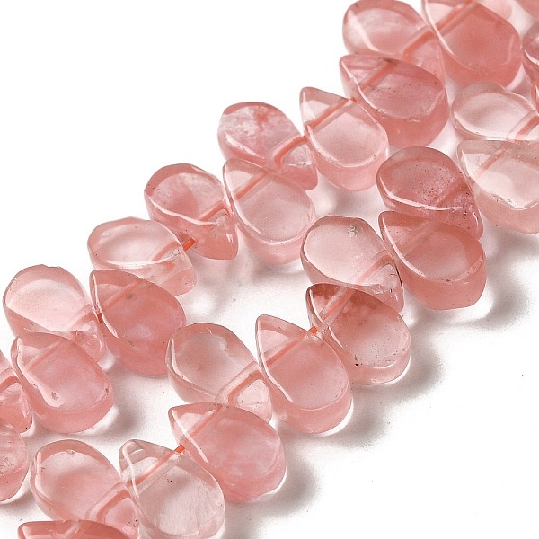 PandaHall Cherry Quartz Glass Beads Strands, Teardrop, Top Drilled, 9~10x5~5.5x3.5~4mm, Hole: 0.7mm, about 40~48pcs/strand, 7.09~7.28''...
PandaHall Cherry Quartz Glass Beads Strands, Teardrop, Top Drilled, 9~10x5~5.5x3.5~4mm, Hole: 0.7mm, about 40~48pcs/strand, 7.09~7.28''...