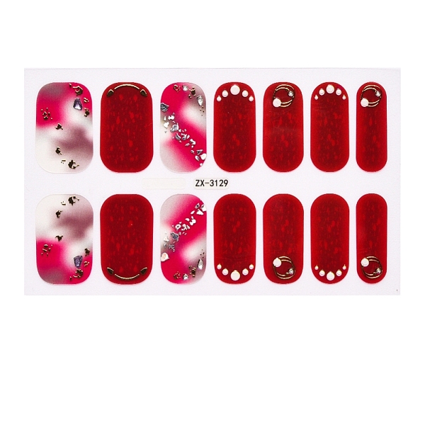 PandaHall Full Cover Nail Stickers, 3D Nail Decals, Self-Adhesive, with Glass & Rhinestone & Plastic, for Nail Tips Decorations, Dark Red...
PandaHall Full Cover Nail Stickers, 3D Nail Decals, Self-Adhesive, with Glass & Rhinestone & Plastic, for Nail Tips Decorations, Dark Red...