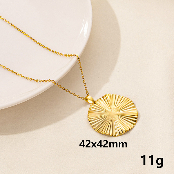 PandaHall Vintage Stainless Steel Geometric Flat Round Pendant Necklace for Women Stainless Steel Flat Round
PandaHall Vintage Stainless Steel Geometric Flat Round Pendant Necklace for Women Stainless Steel Flat Round