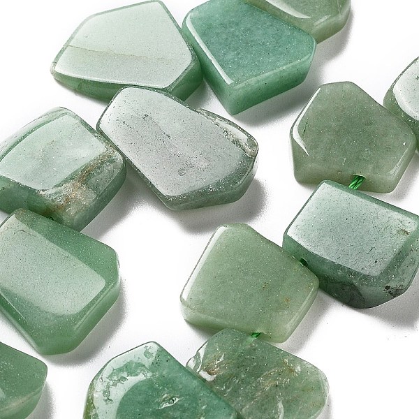 PandaHall Natural Green Aventurine Beads Strands, Nuggets, Top Drilled, 16~17x18~23.5x6~8mm, Hole: 0.7mm, about 15pcs/strand, 7.28~7.72''...
PandaHall Natural Green Aventurine Beads Strands, Nuggets, Top Drilled, 16~17x18~23.5x6~8mm, Hole: 0.7mm, about 15pcs/strand, 7.28~7.72''...