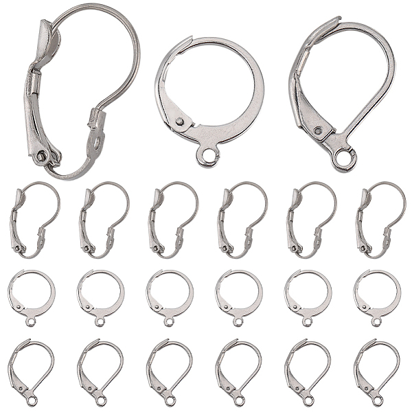 PandaHall SUNNYCLUE 60Pcs 3 Styles 304 Stainless Steel Leverback Earring Findings, with Loop, Stainless Steel Color, 14.5~19.5x10~12x1.5~3mm...
PandaHall SUNNYCLUE 60Pcs 3 Styles 304 Stainless Steel Leverback Earring Findings, with Loop, Stainless Steel Color, 14.5~19.5x10~12x1.5~3mm...