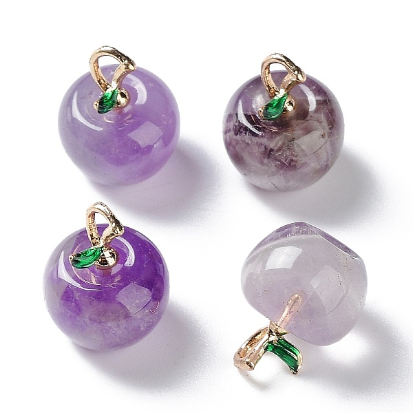 PandaHall Natural Amethyst Pendants, with Alloy Enamel Loops, Apple, for Teacher's Day, 16x14mm, Hole: 4x2mm Amethyst Apple
PandaHall Natural Amethyst Pendants, with Alloy Enamel Loops, Apple, for Teacher's Day, 16x14mm, Hole: 4x2mm Amethyst Apple