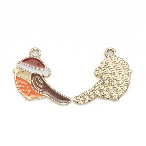 PandaHall Alloy Enamel Pendants, Light Gold, Bird with Hat, FireBrick, 21x25x1.5mm, Hole: 2mm Alloy+Enamel Bird Red
PandaHall Alloy Enamel Pendants, Light Gold, Bird with Hat, FireBrick, 21x25x1.5mm, Hole: 2mm Alloy+Enamel Bird Red