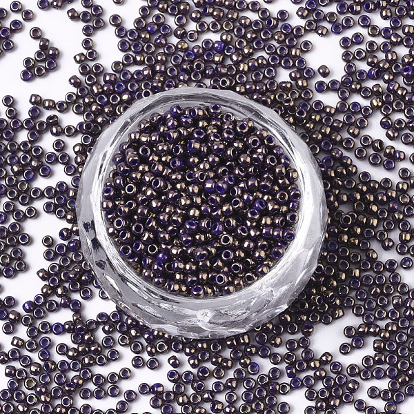 PandaHall TOHO Round Seed Beads, 11/0, Japanese Seed Beads, (1701) Gilded Marble Blue, 11/0, 2x1.5mm, Hole: 0.5mm, about 20000pcs/bag..., Purple
PandaHall TOHO Round Seed Beads, 11/0, Japanese Seed Beads, (1701) Gilded Marble Blue, 11/0, 2x1.5mm, Hole: 0.5mm, about 20000pcs/bag..., Purple
