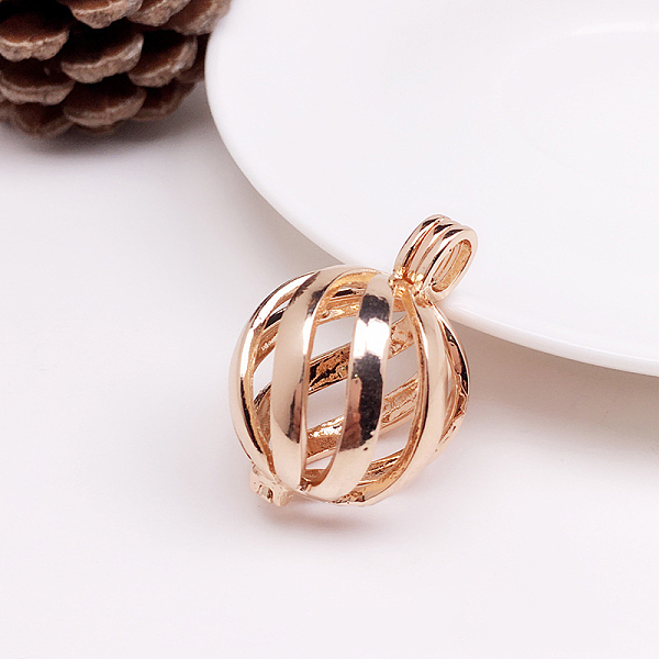 PandaHall Brass Bead Cage Pendants, Hollow Round Charms, for Chime Ball Pendant Necklaces Making, Light Gold, 32.5x22mm Brass Round
PandaHall Brass Bead Cage Pendants, Hollow Round Charms, for Chime Ball Pendant Necklaces Making, Light Gold, 32.5x22mm Brass Round