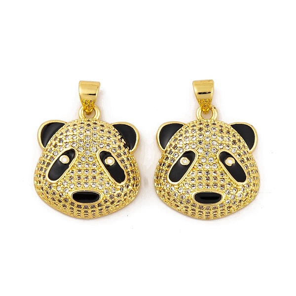 PandaHall Brass Micro Pave Cubic Zirconia Pendants, with Enamel, Real 18K Gold Plated Panda Charms, Black, 20x18.5x7mm, Hole: 5x3.5mm...
PandaHall Brass Micro Pave Cubic Zirconia Pendants, with Enamel, Real 18K Gold Plated Panda Charms, Black, 20x18.5x7mm, Hole: 5x3.5mm...