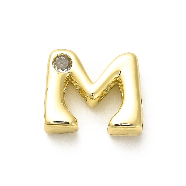 PandaHall Rack Plating Brass Cubic Zirconia Beads, Long-Lasting Plated, Lead Free & Cadmium Free, Alphabet, Letter M, 12x14.5x4.8mm, Hole..., Clear
PandaHall Rack Plating Brass Cubic Zirconia Beads, Long-Lasting Plated, Lead Free & Cadmium Free, Alphabet, Letter M, 12x14.5x4.8mm, Hole..., Clear