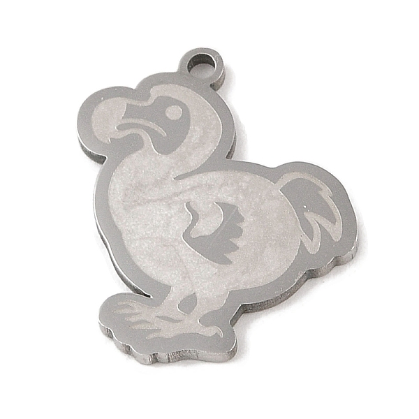 PandaHall 304 Stainless Steel Pendants, Dodo Bird Charm, Stainless Steel Color, 23.5x21x1.5mm, Hole: 1mm 304 Stainless Steel Bird
PandaHall 304 Stainless Steel Pendants, Dodo Bird Charm, Stainless Steel Color, 23.5x21x1.5mm, Hole: 1mm 304 Stainless Steel Bird