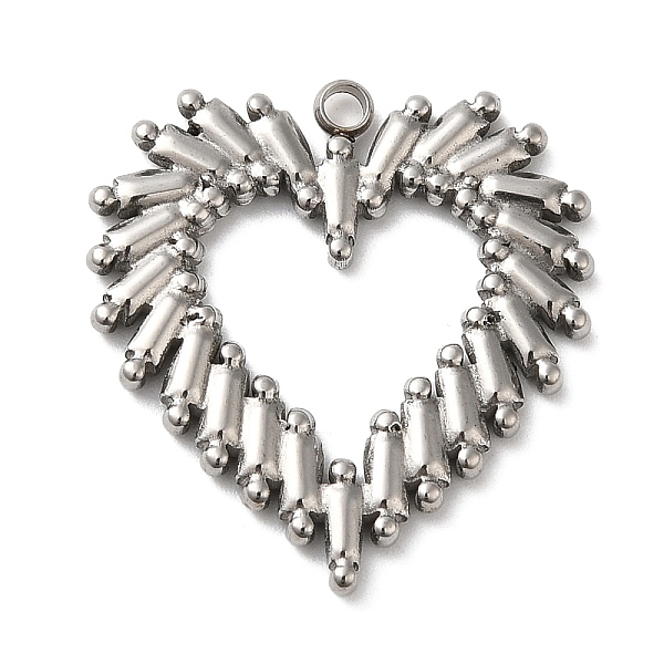 PandaHall 304 Stainless Steel Pendants, Heart Charm, Stainless Steel Color, 25x24x2mm, Hole: 1.8mm 304 Stainless Steel Heart
PandaHall 304 Stainless Steel Pendants, Heart Charm, Stainless Steel Color, 25x24x2mm, Hole: 1.8mm 304 Stainless Steel Heart