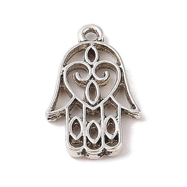 PandaHall Tibetan Style Alloy Pendant, Cadmium Free & Lead Free, Palm, Antique Silver, 21.5x13x2mm, Hole: 1.5mm Alloy Palm
PandaHall Tibetan Style Alloy Pendant, Cadmium Free & Lead Free, Palm, Antique Silver, 21.5x13x2mm, Hole: 1.5mm Alloy Palm