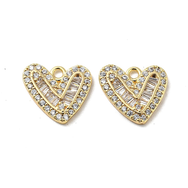 PandaHall Brass Micro Pave Cubic Zirconia Pendants, Heart, Real 18K Gold Plated, 10.5x12x2mm, Hole: 1.4mm Brass+Cubic Zirconia Heart Clear
PandaHall Brass Micro Pave Cubic Zirconia Pendants, Heart, Real 18K Gold Plated, 10.5x12x2mm, Hole: 1.4mm Brass+Cubic Zirconia Heart Clear