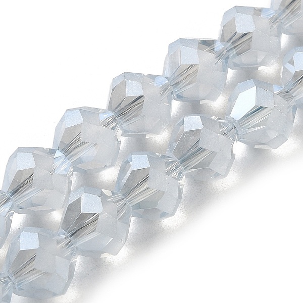 PandaHall Electroplate Transparent Glass Beads Strands, Frosted, Faceted Bicone, Light Steel Blue, 10x9.5mm, Hole: 1.2mm, about 60pcs/strand...
PandaHall Electroplate Transparent Glass Beads Strands, Frosted, Faceted Bicone, Light Steel Blue, 10x9.5mm, Hole: 1.2mm, about 60pcs/strand...