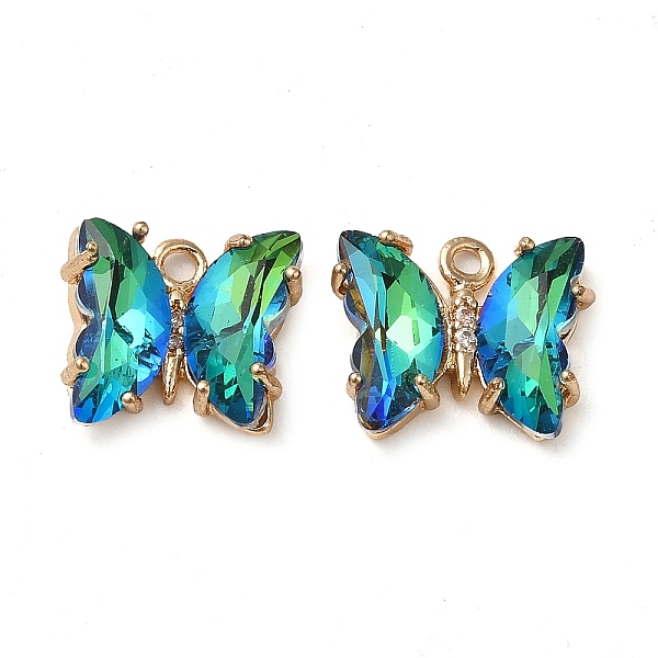 PandaHall Brass with Glass Pendants, Butterfly, Spring Green, 10x12x4mm, Hole: 1.2mm Brass Butterfly
PandaHall Brass with Glass Pendants, Butterfly, Spring Green, 10x12x4mm, Hole: 1.2mm Brass Butterfly