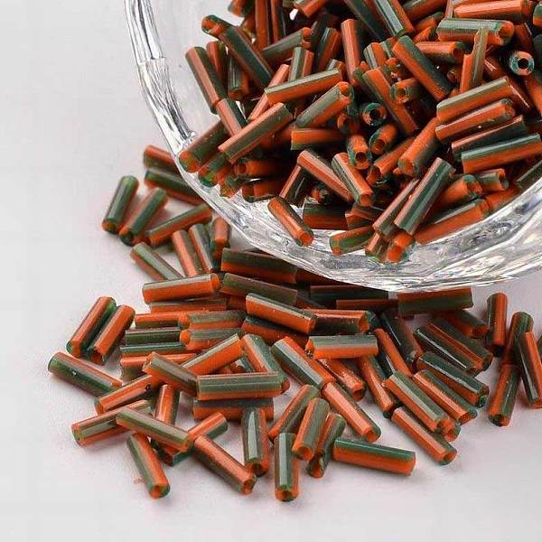 PandaHall Opaque Colours Seep Glass Bugle Beads, Coral, 6~7x2mm, Hole: 0.5mm, about 12000pcs/450g Glass Red
PandaHall Opaque Colours Seep Glass Bugle Beads, Coral, 6~7x2mm, Hole: 0.5mm, about 12000pcs/450g Glass Red