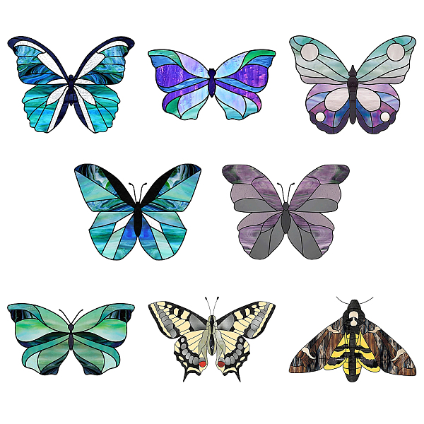 PandaHall CREATCABIN 8Pcs Butterfly Window Stickers Animals Static Cling Glass Sticker Decals Double-Sided Anti-Collision Decor PVC Art for...
PandaHall CREATCABIN 8Pcs Butterfly Window Stickers Animals Static Cling Glass Sticker Decals Double-Sided Anti-Collision Decor PVC Art for...