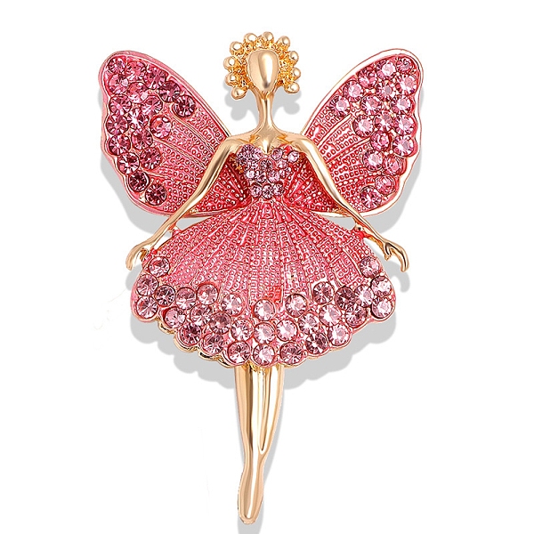 PandaHall Butterfly Dancer Enamel Pin with Rhinestone, Golden Alloy Badge with Loop for Backpack Clothes Pendant Jewelry, Camellia..., Pink
PandaHall Butterfly Dancer Enamel Pin with Rhinestone, Golden Alloy Badge with Loop for Backpack Clothes Pendant Jewelry, Camellia..., Pink