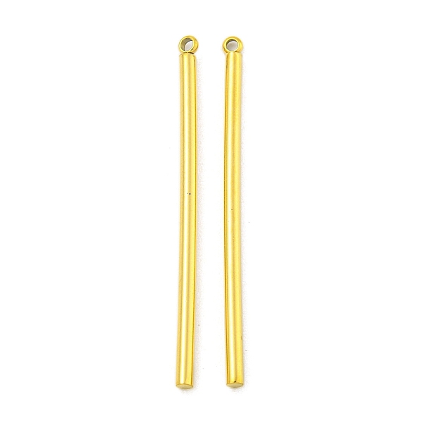 PandaHall Ion Plating(IP) 304 Stainless Steel Pendants, Column Bar Charm, Real 18K Gold Plated, 42x2mm, Hole: 1.2mm 304 Stainless Steel...
PandaHall Ion Plating(IP) 304 Stainless Steel Pendants, Column Bar Charm, Real 18K Gold Plated, 42x2mm, Hole: 1.2mm 304 Stainless Steel...