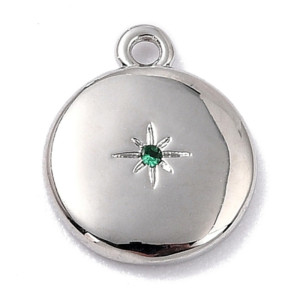 PandaHall Brass Micro Pave Cubic Zirconia Charms, Long-Lasting Plated, Flat Round with Star, Sea Green, 12x10x2mm, Hole: 1.2mm Brass+Cubic...
PandaHall Brass Micro Pave Cubic Zirconia Charms, Long-Lasting Plated, Flat Round with Star, Sea Green, 12x10x2mm, Hole: 1.2mm Brass+Cubic...