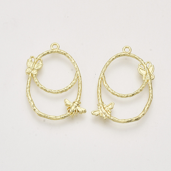 PandaHall Alloy Open Back Bezel Pendants, For DIY UV Resin, Epoxy Resin, Pressed Flower Jewelry, Oval with Butterfly and Bee, Light Gold...
PandaHall Alloy Open Back Bezel Pendants, For DIY UV Resin, Epoxy Resin, Pressed Flower Jewelry, Oval with Butterfly and Bee, Light Gold...