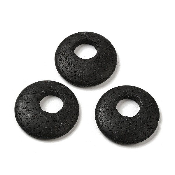PandaHall Natural Lava Rock Pendants, Donut/Pi Disc Charms, 32~33x4.5~5.5mm Lava Rock Donut
PandaHall Natural Lava Rock Pendants, Donut/Pi Disc Charms, 32~33x4.5~5.5mm Lava Rock Donut