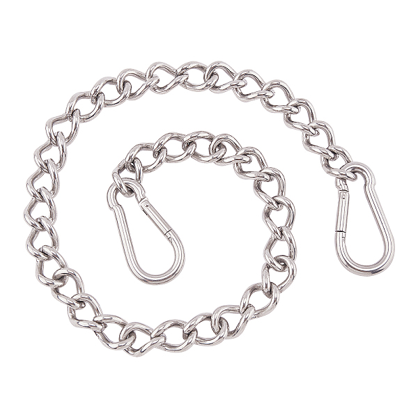 PandaHall 304 Stainless Steel Bearing Chain, with Carabiner, Stainless Steel Color, 75.5cm, link: 28x20x6mm, swivel clasps: 70x35x7mm...
PandaHall 304 Stainless Steel Bearing Chain, with Carabiner, Stainless Steel Color, 75.5cm, link: 28x20x6mm, swivel clasps: 70x35x7mm...