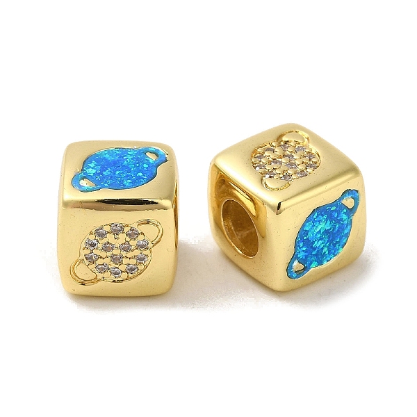 PandaHall Rack Plating Brass Micro Pave Cubic Zirconia Beads, with Synthetic Opal, Cadmium Free & Lead Free, Long-Lasting Plated, Real 18K..., Clear
PandaHall Rack Plating Brass Micro Pave Cubic Zirconia Beads, with Synthetic Opal, Cadmium Free & Lead Free, Long-Lasting Plated, Real 18K..., Clear