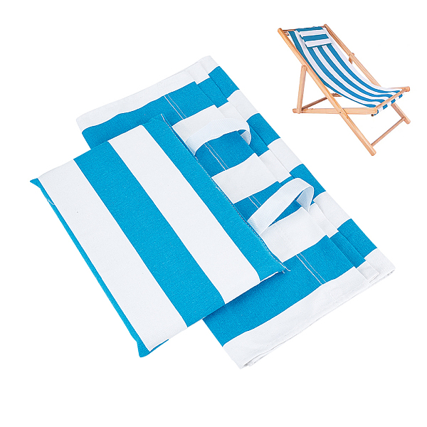 PandaHall Canvas Cloth Beach Lounge Chair Cover with Pillows, Stripe Pattern, Deep Sky Blue, 1430x430x25mm Cloth Rectangle
PandaHall Canvas Cloth Beach Lounge Chair Cover with Pillows, Stripe Pattern, Deep Sky Blue, 1430x430x25mm Cloth Rectangle