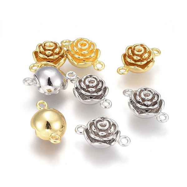 PandaHall Brass Magnetic Clasps with Loops, Flower, Mixed Color, 12.7x19.5x9.2mm, Hole: 1.8mm Brass Flower
PandaHall Brass Magnetic Clasps with Loops, Flower, Mixed Color, 12.7x19.5x9.2mm, Hole: 1.8mm Brass Flower