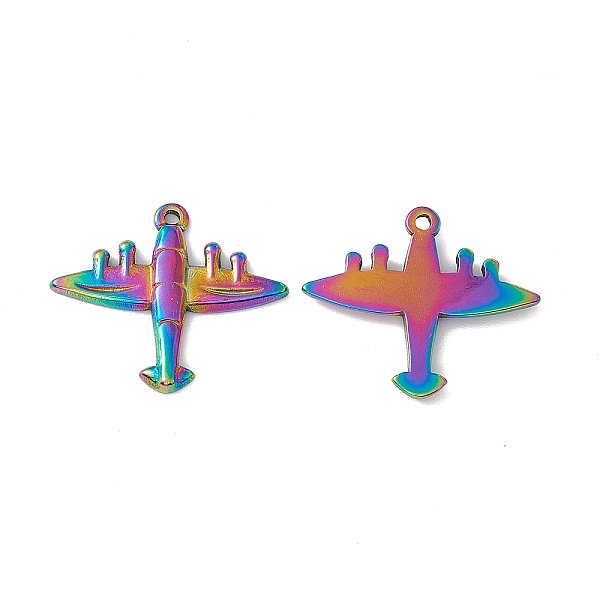 PandaHall Ion Plating(IP) 304 Stainless Steel Pendants, Plane Charms, Rainbow Color, 21x25x3mm, Hole: 1.4mm 304 Stainless Steel Others
PandaHall Ion Plating(IP) 304 Stainless Steel Pendants, Plane Charms, Rainbow Color, 21x25x3mm, Hole: 1.4mm 304 Stainless Steel Others
