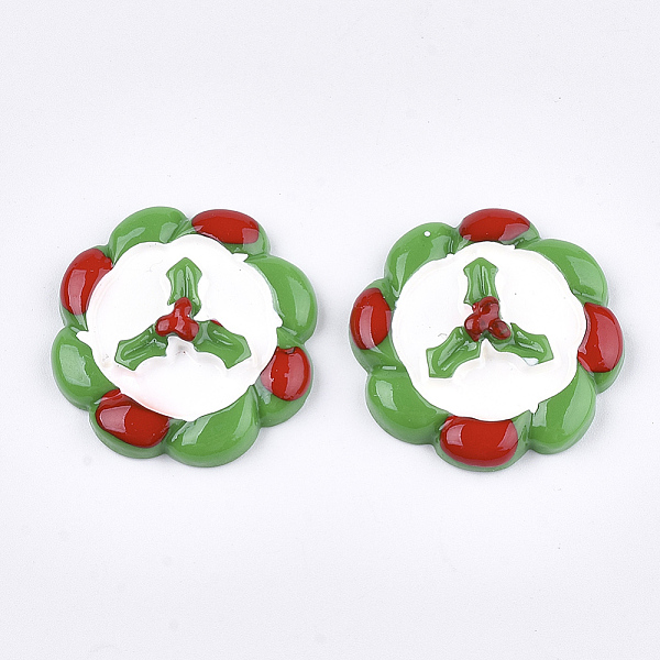 PandaHall Resin Cabochons, Christmas Flower, Lime Green, 25.5x6mm Resin Flower Green
PandaHall Resin Cabochons, Christmas Flower, Lime Green, 25.5x6mm Resin Flower Green