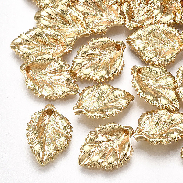 PandaHall Brass Pendants, Leaf, Real 18K Gold Plated, 17x12x3mm, Hole: 1.2mm Brass Leaf
PandaHall Brass Pendants, Leaf, Real 18K Gold Plated, 17x12x3mm, Hole: 1.2mm Brass Leaf
