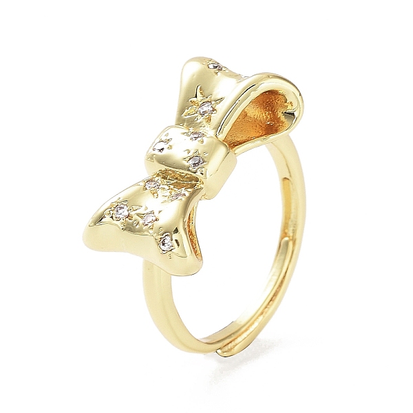 PandaHall Bowknot Rack Plating Brass Micro Pave Clear Cubic Zirconia Adjustable Rings for Women, Long-Lasting Plated, Lead Free & Cadmium...
PandaHall Bowknot Rack Plating Brass Micro Pave Clear Cubic Zirconia Adjustable Rings for Women, Long-Lasting Plated, Lead Free & Cadmium...