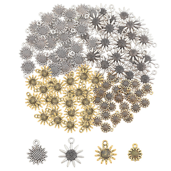 PandaHall SUNNYCLUE 1 Box 120Pcs 4 Styles Sunflower Pendant Bulk Alloy Flower Charms Antique Silver Bronze for Jewelry Making Charms...
PandaHall SUNNYCLUE 1 Box 120Pcs 4 Styles Sunflower Pendant Bulk Alloy Flower Charms Antique Silver Bronze for Jewelry Making Charms...