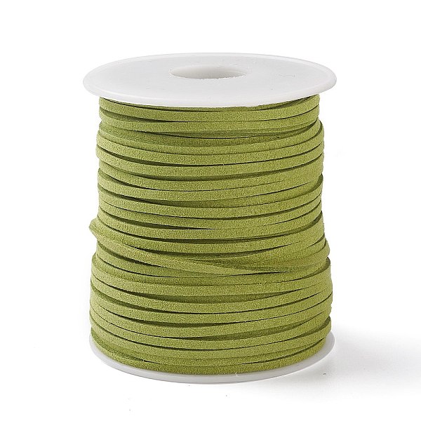 PandaHall 45M Faux Suede Cord, Faux Suede Lace, Olive, 2~2.5x1.5~2mm, about 50 Yards(45m)/Roll Faux Suede Green
PandaHall 45M Faux Suede Cord, Faux Suede Lace, Olive, 2~2.5x1.5~2mm, about 50 Yards(45m)/Roll Faux Suede Green