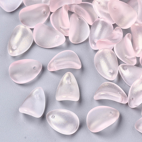 PandaHall Transparent Spray Painted Glass Charms, with Glitter Powder, Frosted, Petaline, Pink, 12x8x4.5mm, Hole: 1mm Glass Petaline Pink
PandaHall Transparent Spray Painted Glass Charms, with Glitter Powder, Frosted, Petaline, Pink, 12x8x4.5mm, Hole: 1mm Glass Petaline Pink
