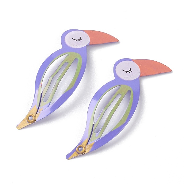 PandaHall Baking Painted Iron Snap Hair Clips, for Children's Day, Watermelon,, Brid, Colorful, 53x16.5x1.9mm Iron
PandaHall Baking Painted Iron Snap Hair Clips, for Children's Day, Watermelon,, Brid, Colorful, 53x16.5x1.9mm Iron