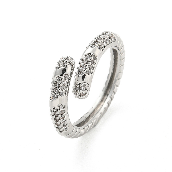 PandaHall Brass Micro Pave Cubic Zirconia Cuff Rings, Open Rings for Women, Long-Lasting Plated, Platinum, Adjustable Brass+Cubic Zirconia
PandaHall Brass Micro Pave Cubic Zirconia Cuff Rings, Open Rings for Women, Long-Lasting Plated, Platinum, Adjustable Brass+Cubic Zirconia
