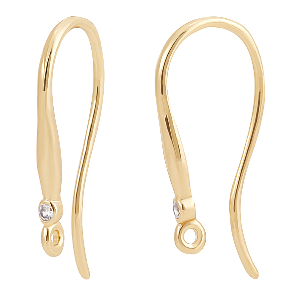 PandaHall Beebeecraft 1 Box 20Pcs 18K Gold Plated Earring Hooks Cubic Zirconia Ear Wires French Earring Findings with Loop for DIY Women...
PandaHall Beebeecraft 1 Box 20Pcs 18K Gold Plated Earring Hooks Cubic Zirconia Ear Wires French Earring Findings with Loop for DIY Women...