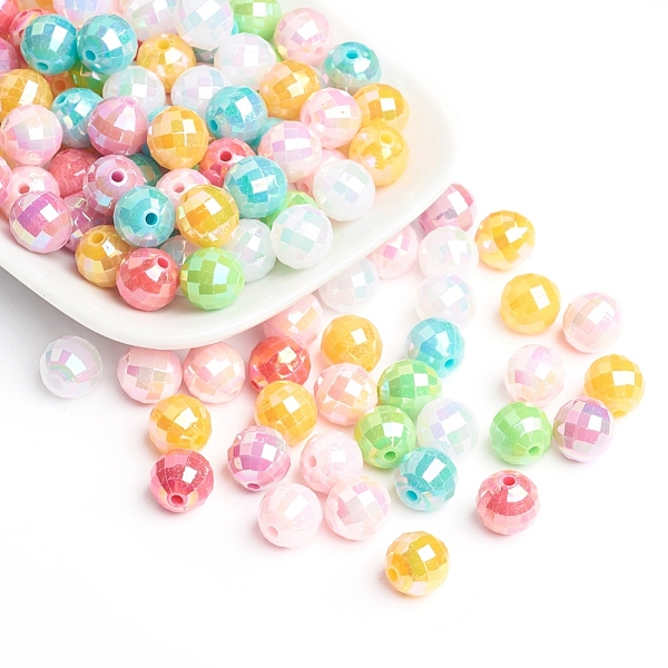 PandaHall Plating Eco-Friendly Poly Styrene Acrylic Beads, AB Color, Faceted Round, Mixed Color, 8mm, Hole: 1mm, about 2000pcs/500g Acrylic..., Multicolor
PandaHall Plating Eco-Friendly Poly Styrene Acrylic Beads, AB Color, Faceted Round, Mixed Color, 8mm, Hole: 1mm, about 2000pcs/500g Acrylic..., Multicolor